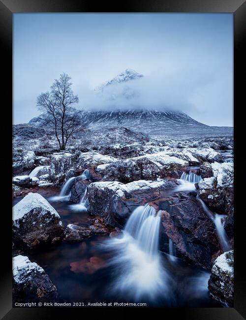 Majestic Buachaille Etive Mor Framed Print by Rick Bowden