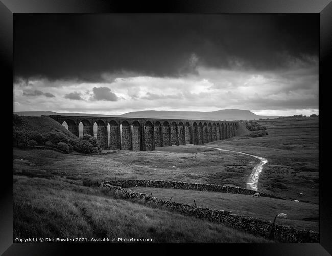 Majestic Ribblehead Viaduct Framed Print by Rick Bowden