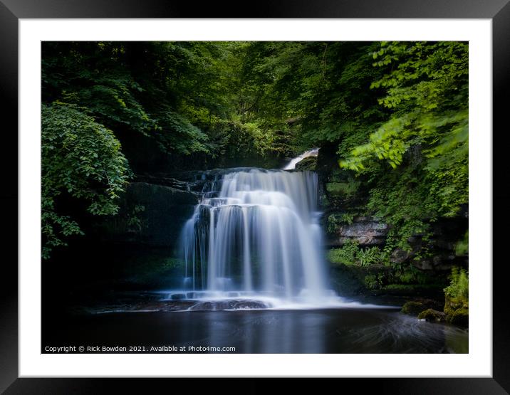 West Burton Yorkshire Dales Framed Mounted Print by Rick Bowden