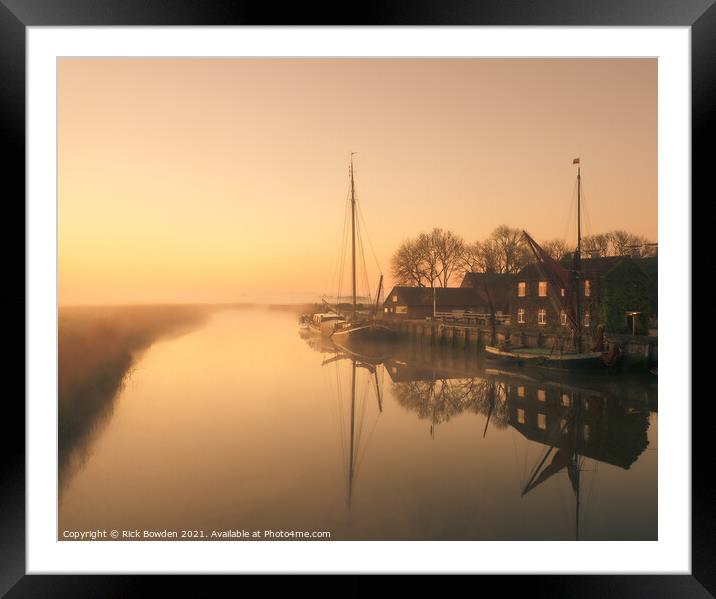 Snape Maltings Suffolk Framed Mounted Print by Rick Bowden