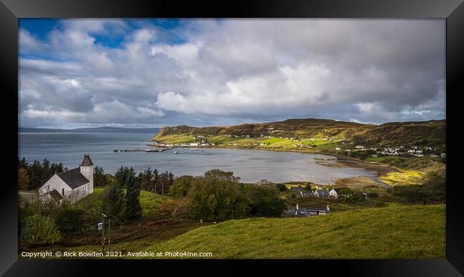 Uig Bay Isle of Skye Framed Print by Rick Bowden