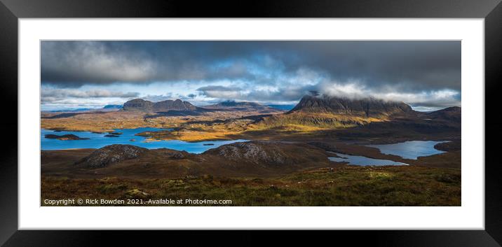 Inverpolly Assynt Scotland Framed Mounted Print by Rick Bowden