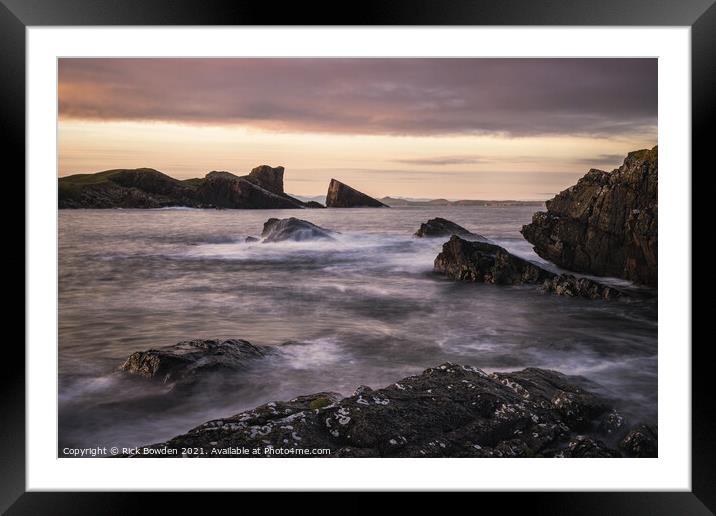 Clachtoll Assynt Scotland Framed Mounted Print by Rick Bowden