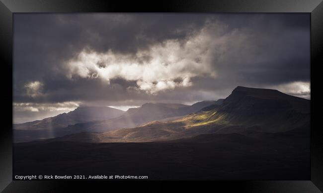 Isle of Skye Scotland Framed Print by Rick Bowden