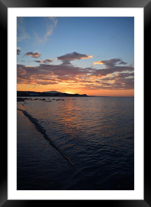  Estepona sunrise on the Costa del Sol Spain  Framed Mounted Print by Jonathan Evans