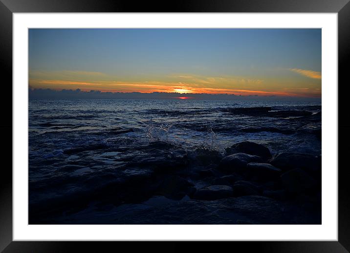 Vale of Glamorgan sunset Framed Mounted Print by Jonathan Evans