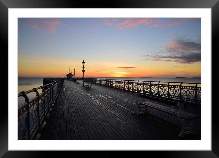 Penarth Pier, Penarth. Pier of the Year 2014. Vale Framed Mounted Print by Jonathan Evans