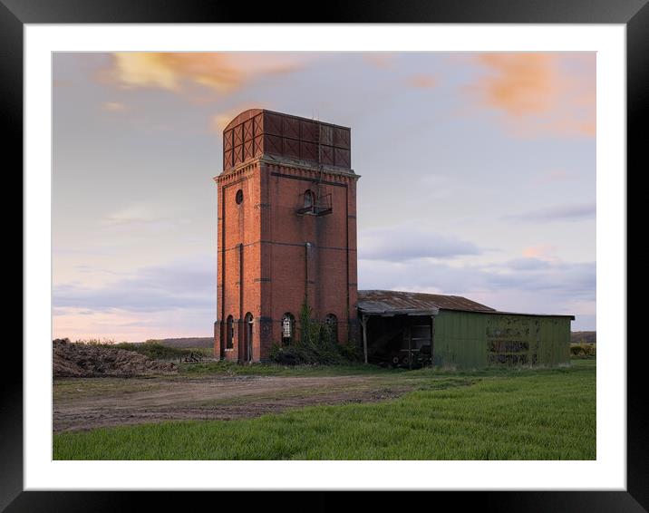 Bardney Water Tower Framed Mounted Print by Jason Thompson