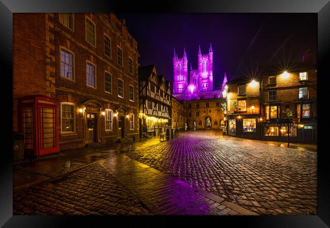 Lincoln Cathedral Quarter Framed Print by Jason Thompson