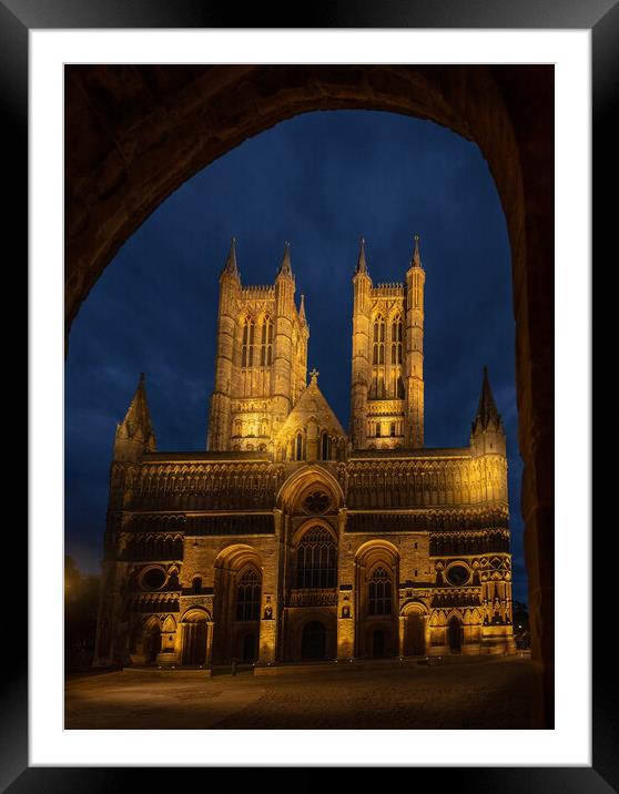  Lincoln Cathedral Framed Mounted Print by Jason Thompson
