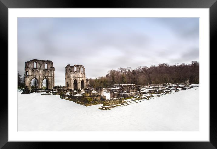 Roche Abbey Framed Mounted Print by Jason Thompson