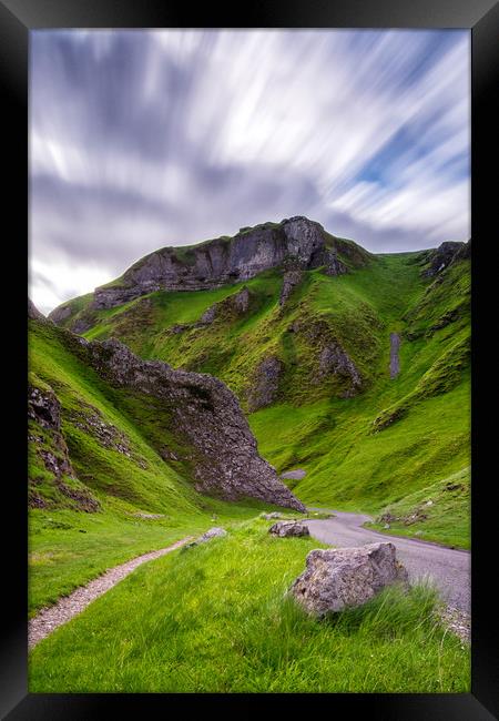 Winnats Pass Framed Print by Jason Thompson