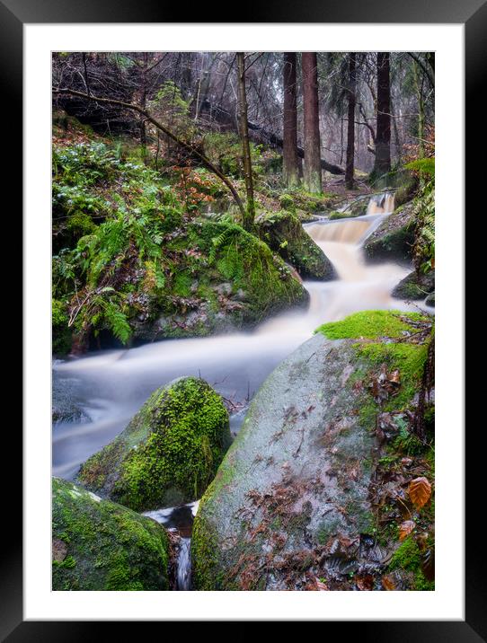 Wyming Brook Framed Mounted Print by Jason Thompson