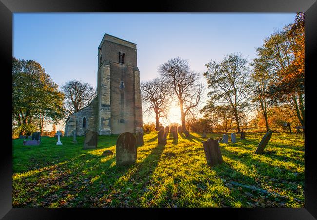 Heapham church  Framed Print by Jason Thompson