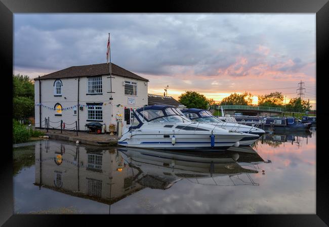  The Yacht Club West Stockwith Framed Print by Jason Thompson