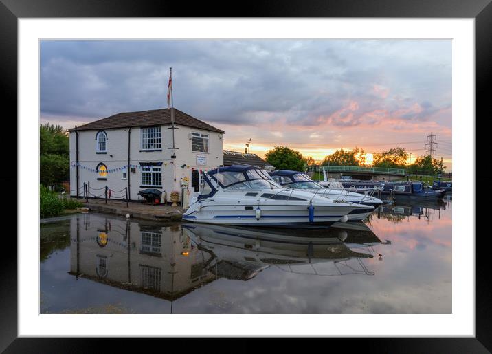  The Yacht Club West Stockwith Framed Mounted Print by Jason Thompson