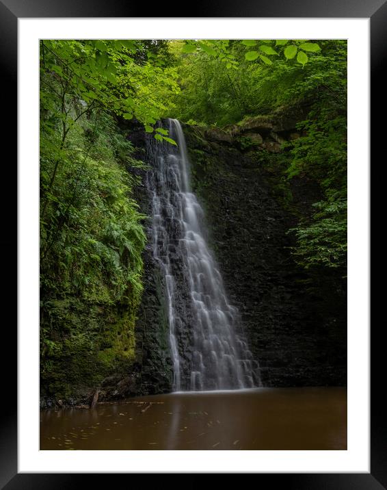 Falling foss  Framed Mounted Print by Jason Thompson