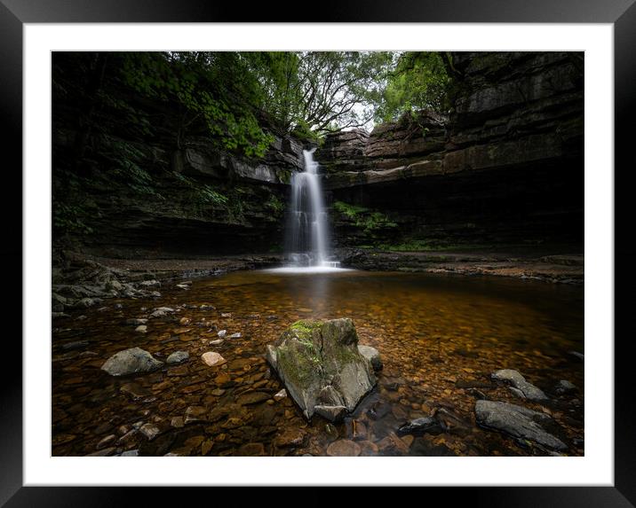 Summerhill Force  Framed Mounted Print by Jason Thompson
