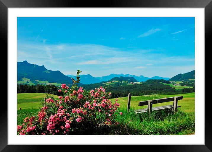  Southern Bavaria Framed Mounted Print by Claudia  Schmidt