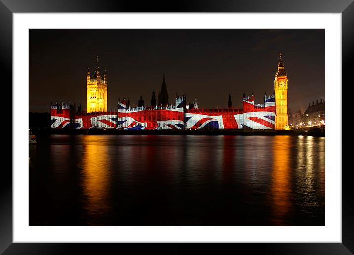  Westminster jack Framed Mounted Print by Ross Lawford