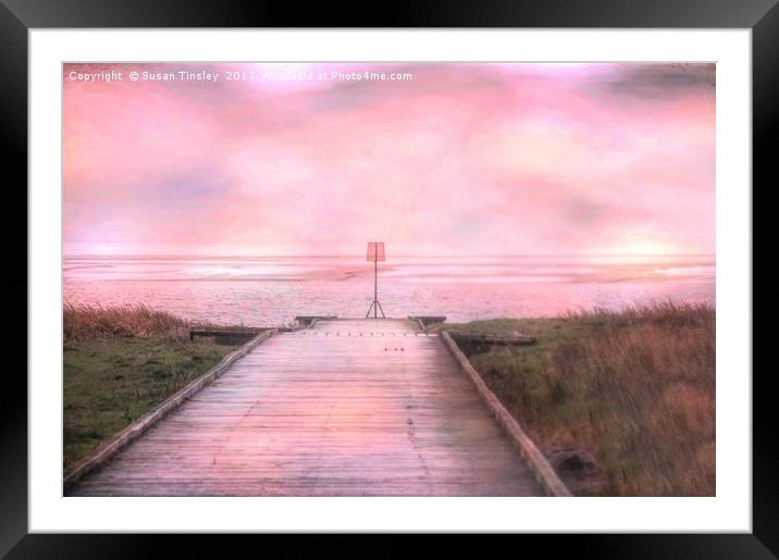 Lytham jetty Framed Mounted Print by Susan Tinsley