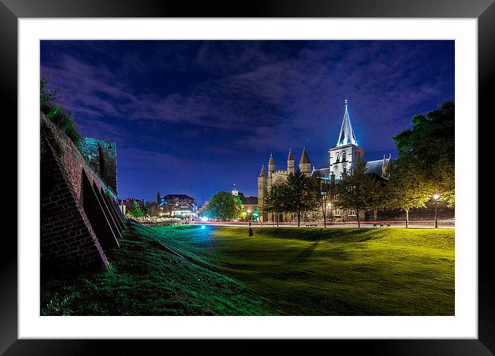  Rochester Cathedral Framed Mounted Print by Serge Rydosz