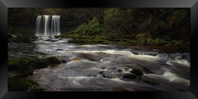 Sgwd Yr Eira  Framed Print by Simon Rees