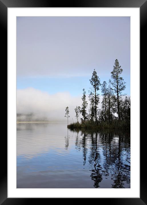 Lake Haupiri morning Framed Mounted Print by Peter Righteous