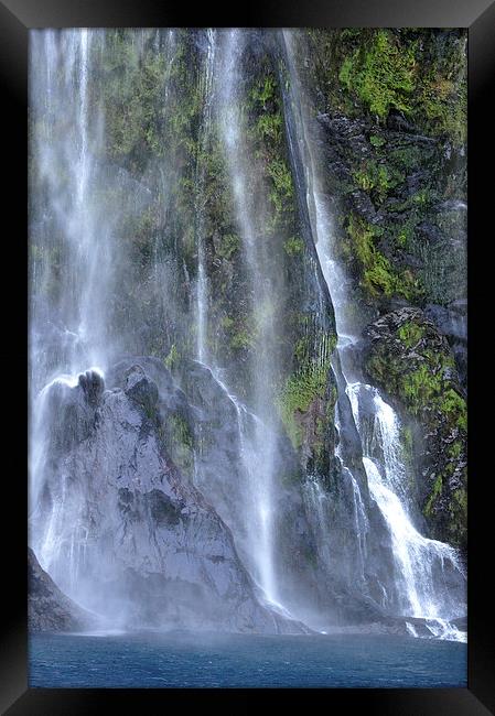 Stirling Falls Framed Print by Peter Righteous