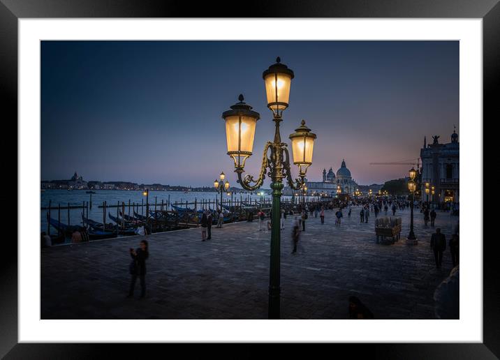 Sunset in Venice  Framed Mounted Print by Alan Sinclair