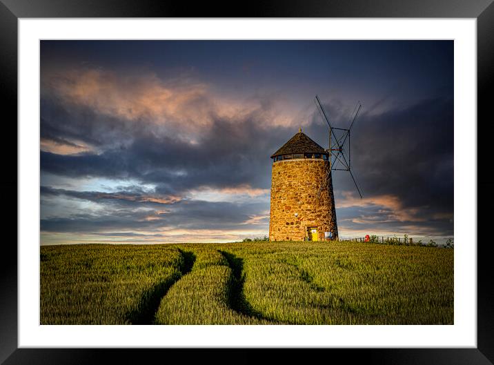 St Monan's Windmill Framed Mounted Print by Alan Sinclair