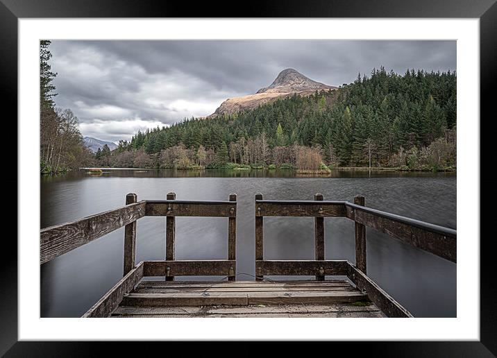 Glencoe Lochan Framed Mounted Print by Alan Sinclair