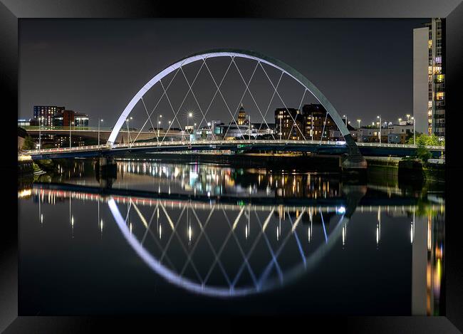 Glasgow Nights  Framed Print by Alan Sinclair