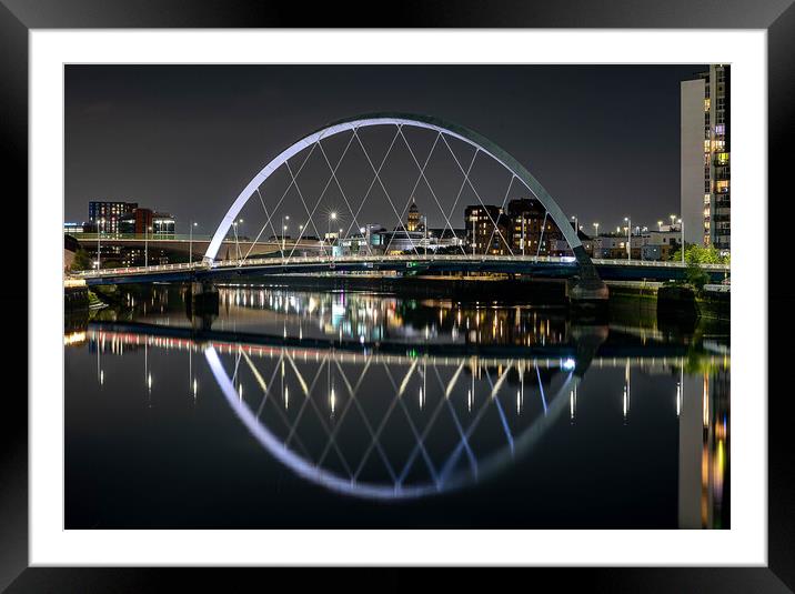 Glasgow Nights  Framed Mounted Print by Alan Sinclair