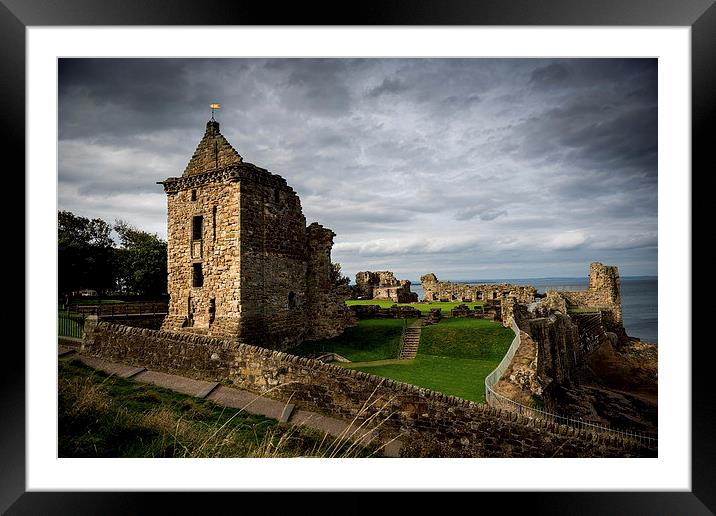  St Andrews Castle Framed Mounted Print by Alan Sinclair