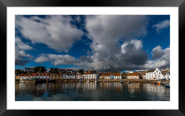 St Monans Harbour  Framed Mounted Print by Alan Sinclair