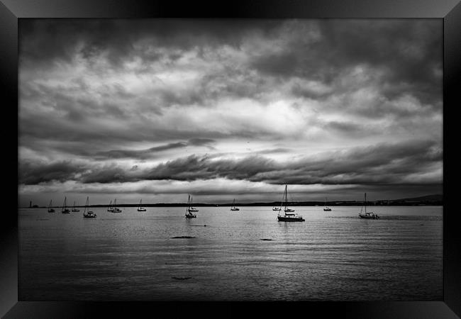 Storm Clouds Framed Print by Alan Sinclair