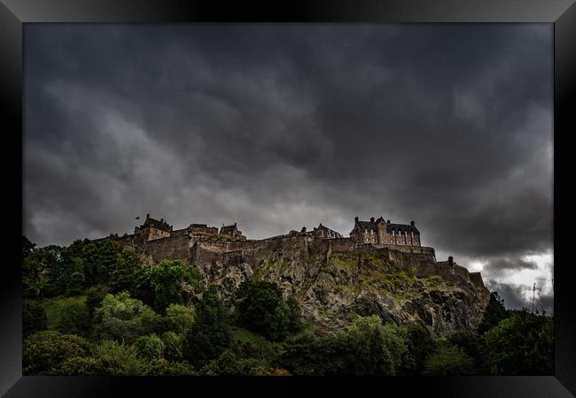 Edinburgh Castle  Framed Print by Alan Sinclair