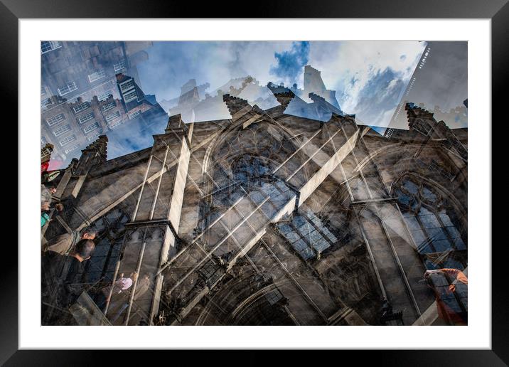 St Giles Cathedral Framed Mounted Print by Alan Sinclair