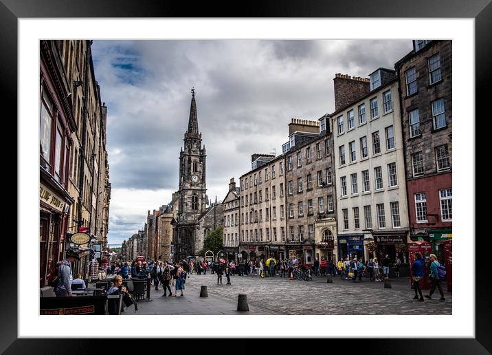 The Royal Mile Framed Mounted Print by Alan Sinclair