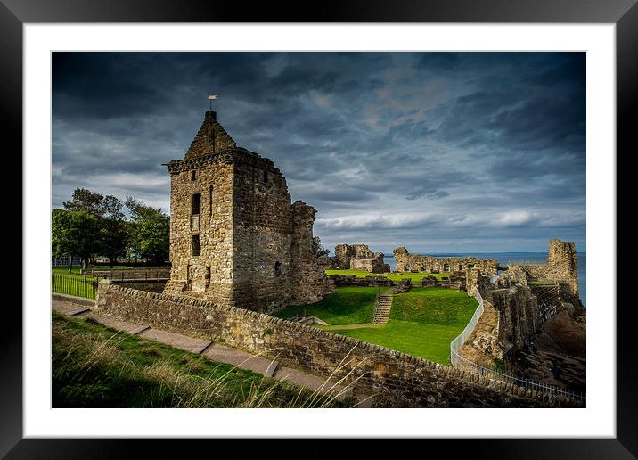 St Andrews Castle  Framed Mounted Print by Alan Sinclair