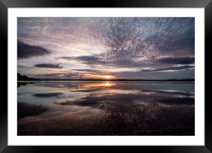 Sunset  Framed Mounted Print by Alan Sinclair