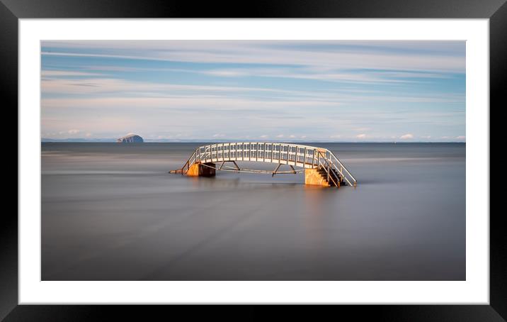 The bridge to nowhere Framed Mounted Print by Marcia Reay