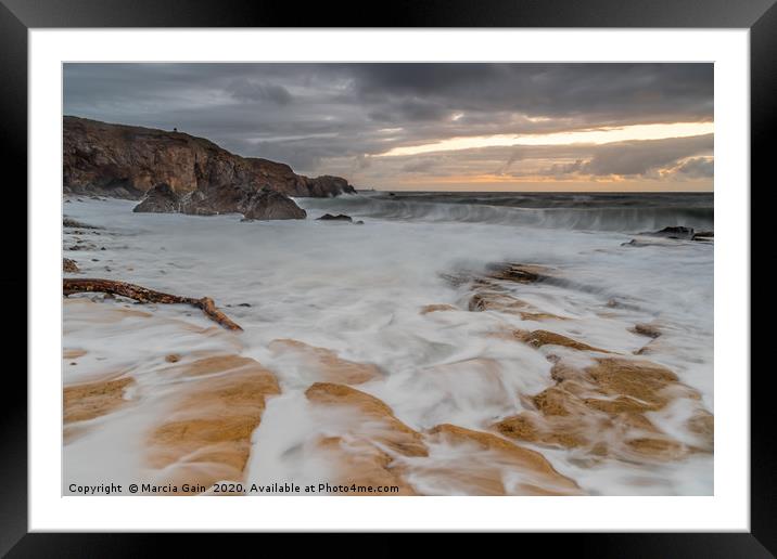 The four sisters at sunrise Framed Mounted Print by Marcia Reay