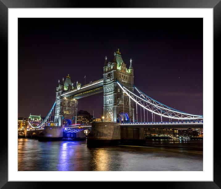 London Bridge Framed Mounted Print by Chris Jones