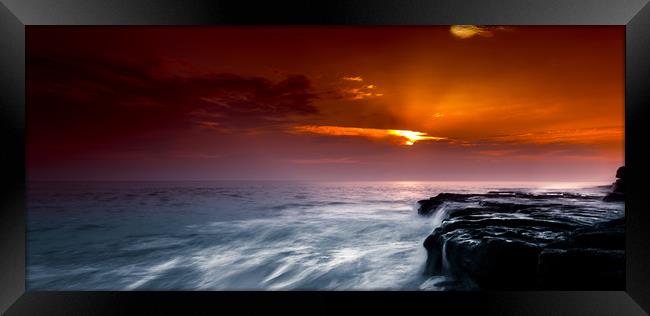 Southern Down Sunset Framed Print by Chris Jones