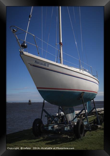 Land Lubber Framed Print by nofoto 