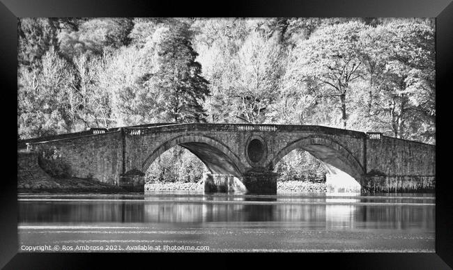 Inveraray Bridge Framed Print by Ros Ambrose