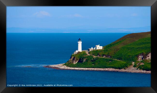 Davaar Island Campbeltown Framed Print by Ros Ambrose