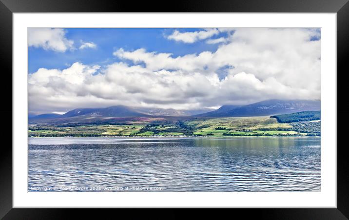 Pirnmill Isle of Arran Framed Mounted Print by Ros Ambrose